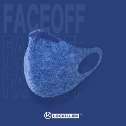諾翹Lockill FaceOff 可重用口罩(藍牛仔布色)