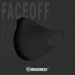 諾翹Lockill FaceOff 可重用口罩(深灰色)